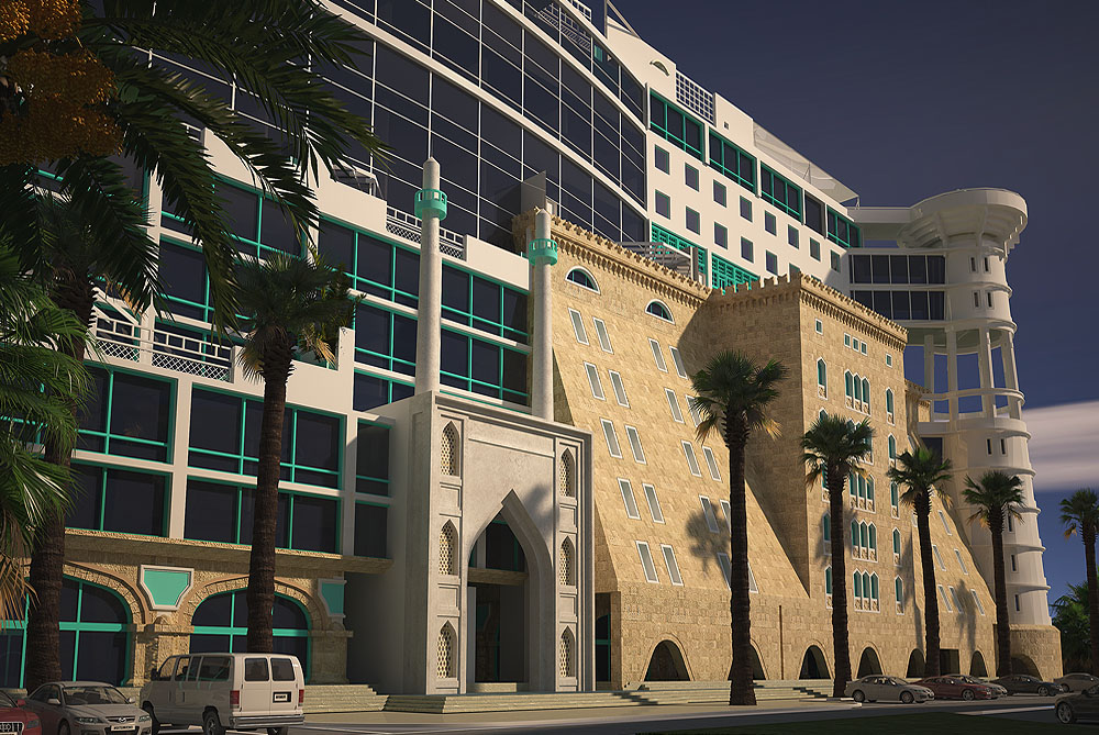 HOTEL 7* AND SHOPPING MALL WITH BUSINESS CENTER, Creek bay, Dubai, UAE