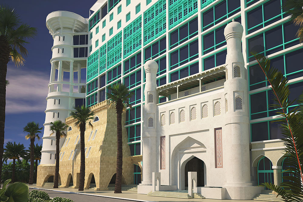 HOTEL 7* AND SHOPPING MALL WITH BUSINESS CENTER, Creek bay, Dubai, UAE